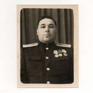 Photo major of the commissary service SA, the First EVGENIY