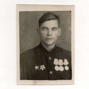 Photo the senior Lieutenant of the reserve KA, A. Shapovalov.