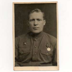 Photo of a reserve officer KA, Svetets P.D.