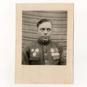 Photo military retired, Snegirev M.A.