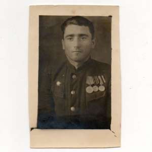 Photo GW. Lieutenant stock Lakomov VA