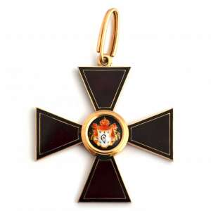 The badge of the order of St. Vladimir 2nd CL