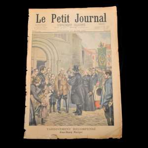The awarding of the Legion of Honor on the cover of "Le Petit Journal"