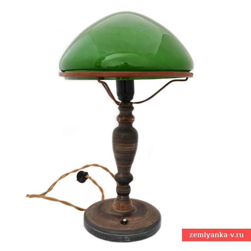 Stalin S Lamp With Green Shade Ussr In Military Antiques Zemlyanka Sold