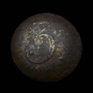Hussars button with the number "3"