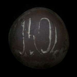 Hussars button with the number "10"