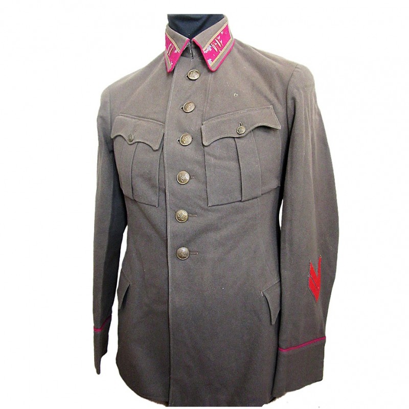 Ancien fanion drapeau velours lourd, communiste de Lénine