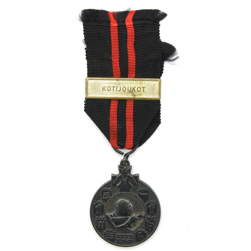 Medal Finnish war of 1939-1940, with strap "Kotijoukot" 