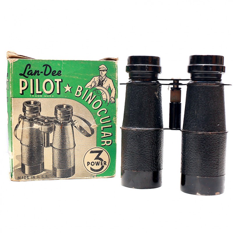 The American civil binoculars in original box