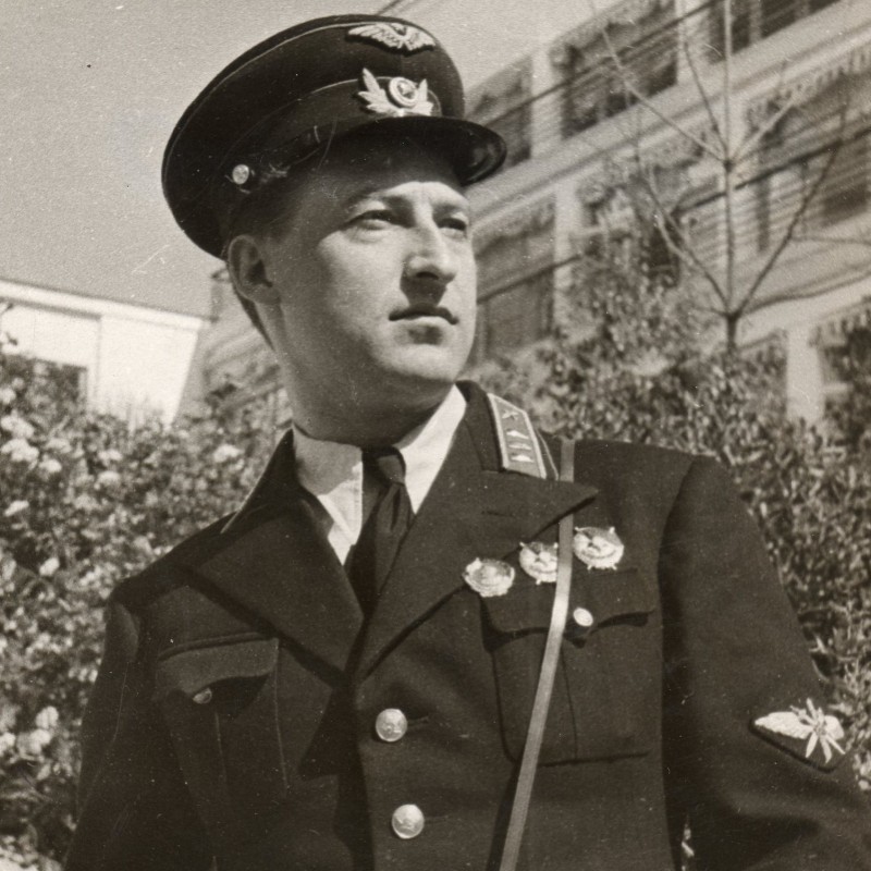 Press photo Hero of Soviet Union I. T. Eremenko