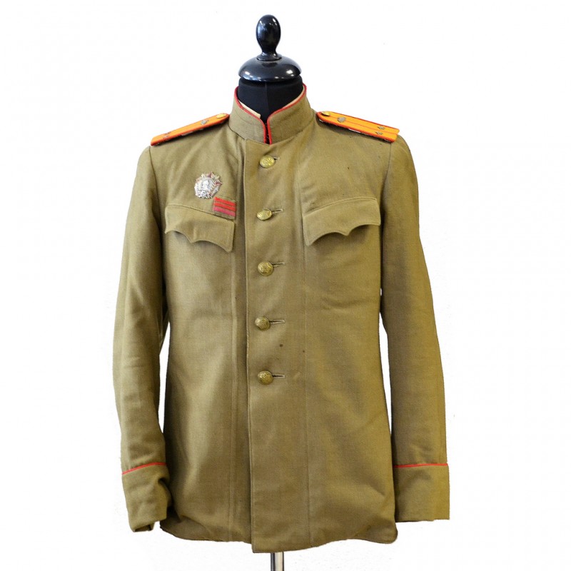 Tunic of a lieutenant of the Red Army tank troops of the 1943 model
