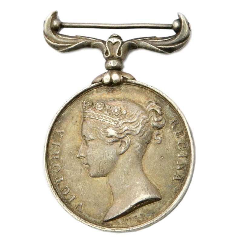 Commemorative British medal of the participant of the Crimean War