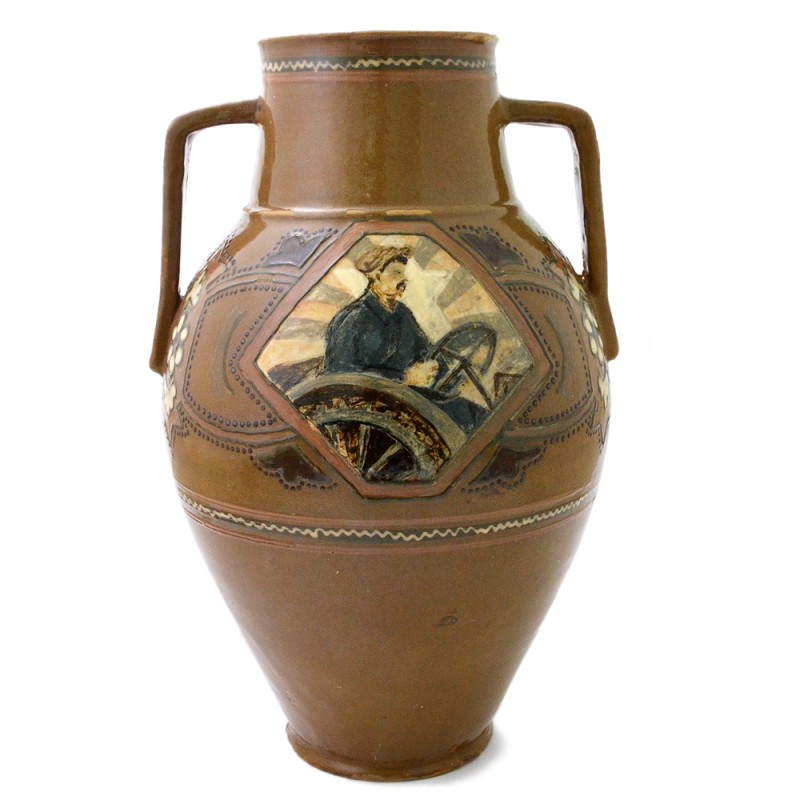 Ceramic jug "Industrialization"