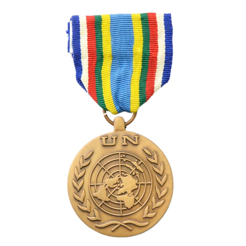 UN medal on the ribbon for the mission to the CAR in 1997