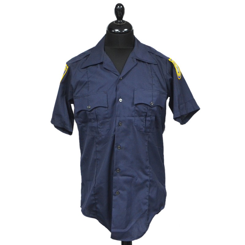The service shirt of an American policeman