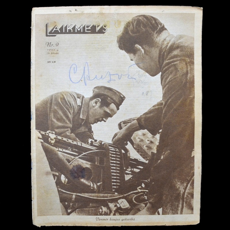 Latvian magazine "Laikmets" (Epoch) No. 9, 1943