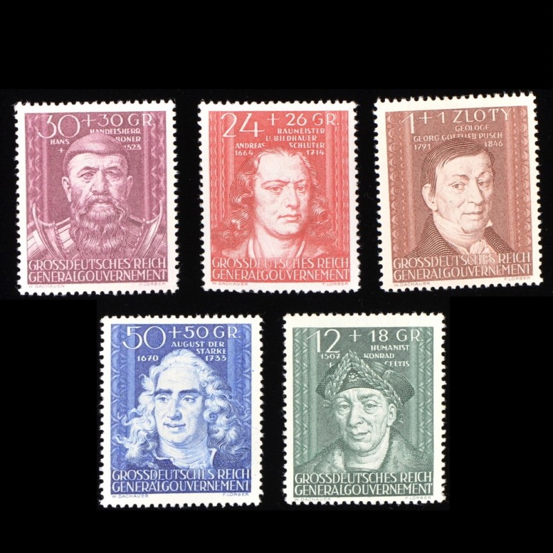 A series of stamps "Outstanding personalities"**, Polish Governor-General