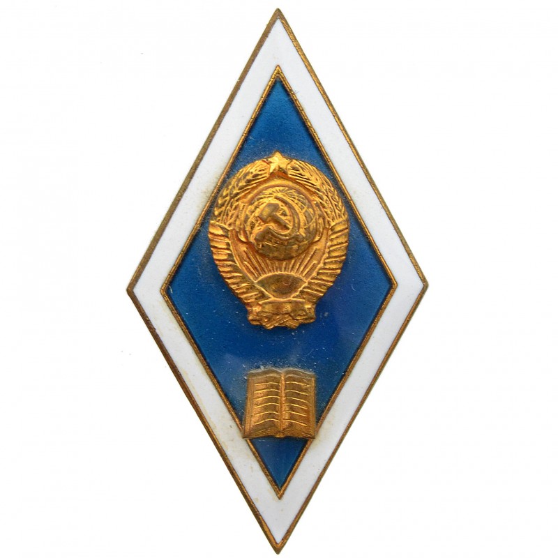 Badge (diamond) of a graduate of a law school