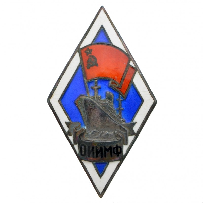 Badge (diamond) of the graduate of the OIIMF