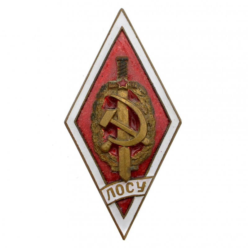 Badge (diamond) of a LOSU graduate