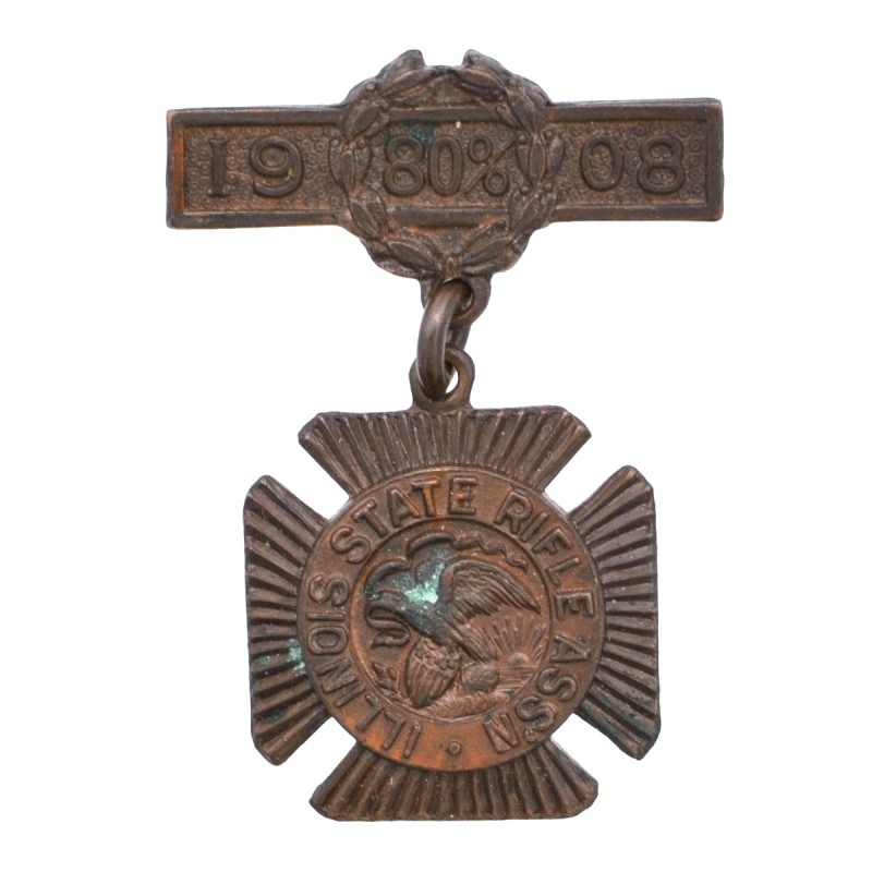 Rifle Medal of the Illinois National Guard, 1908