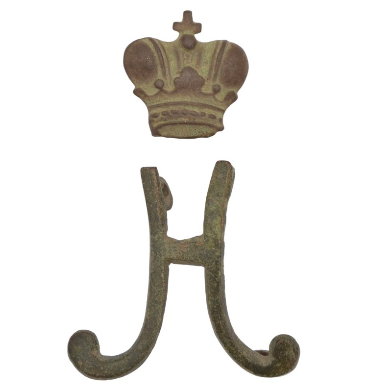 Monogram of Nicholas I under the crown on a sling 