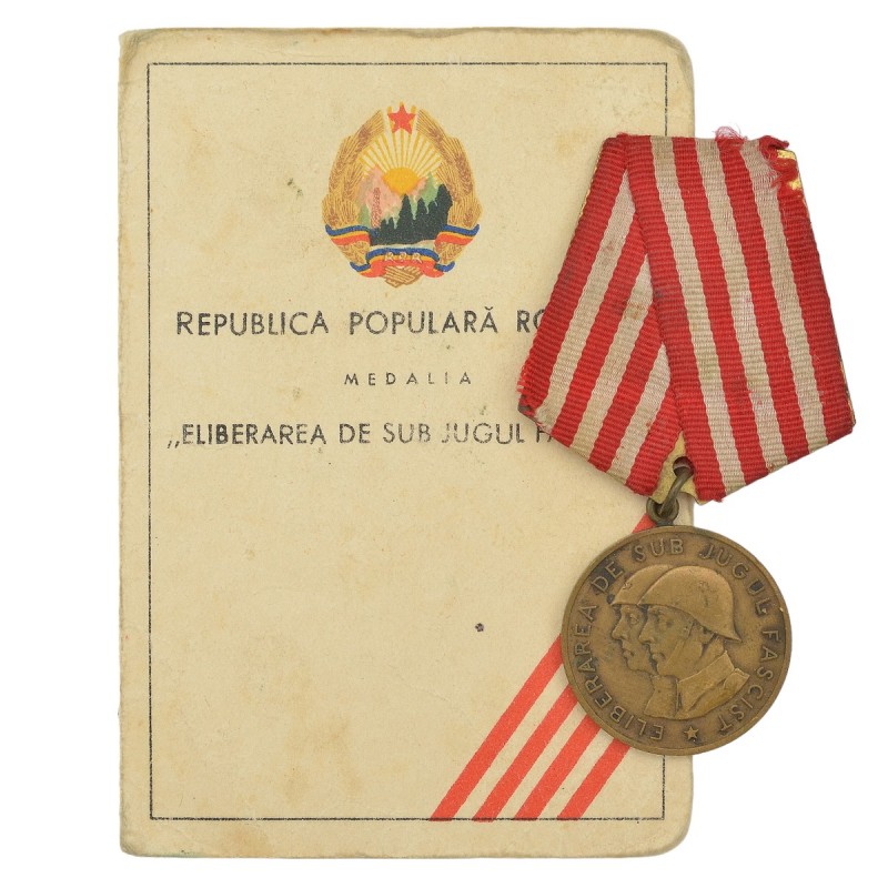 Commemorative medal "For Liberation from the Fascist yoke" of the 1959 model, Romania