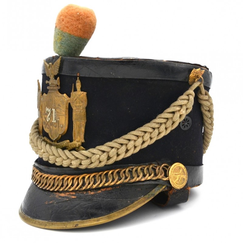 Shako of the 71st regiment of the National Guard of the State of New York