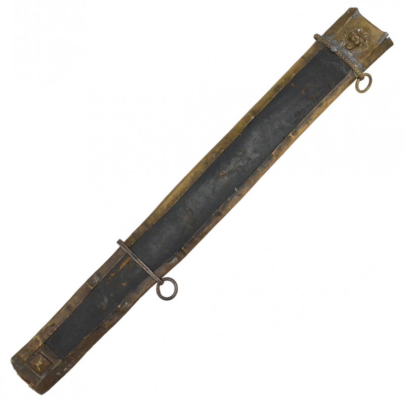 Scabbard from the European cleaver of the XIX century.