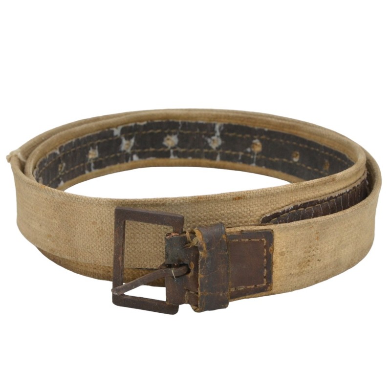 The canvas belt of the Red Army enlisted personnel of the 1941 model