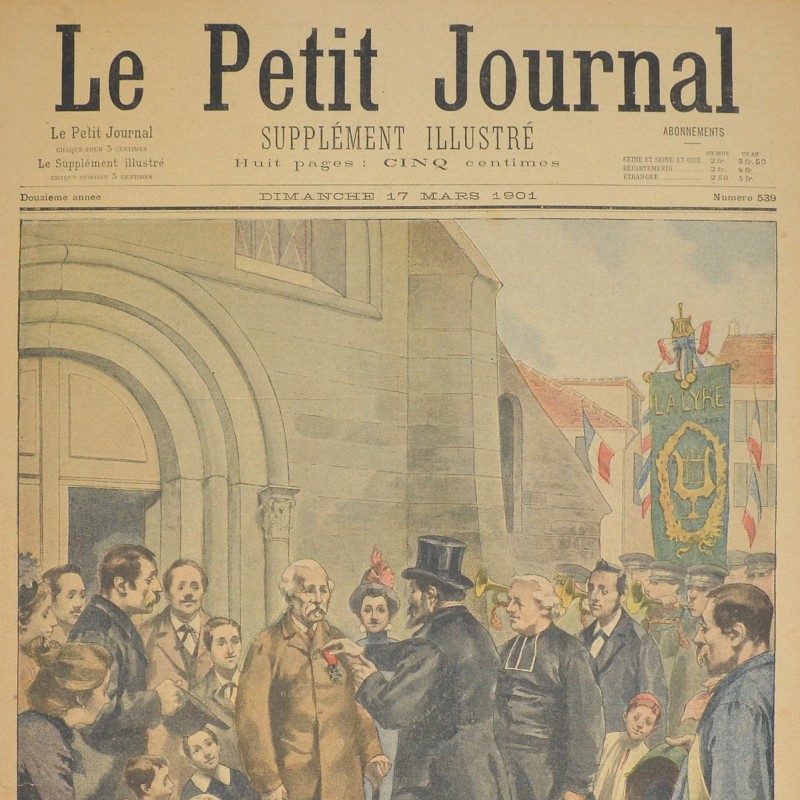 The newspaper "Le Petit Journal" dated March 17, 1901